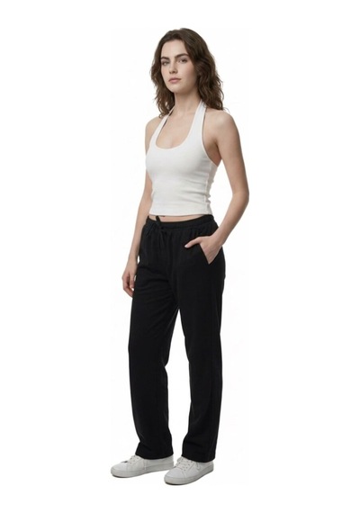 Slim Fit Kadın Top Beyaz