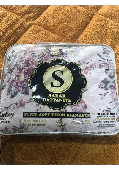 Sarar Çift Kişilik Battaniye Asmabahçe Pudra-çantasız Pembe