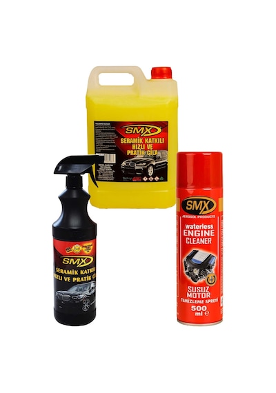 Smx 5+1 Seramik Katkılı Hızlı Pratik Cila+susuz Motor Temizleme