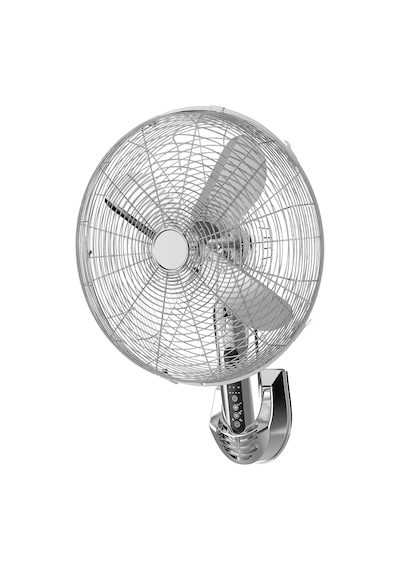 45 Cm Uzaktan Kumandalı Duvar Vantilatörü 55w Krom Metal Gövde Lcd Ekranlı 3 Kademeli Hız Ayarlı 70 Salınımlı