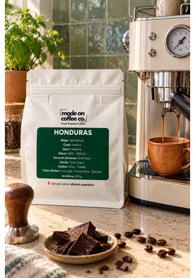 Honduras San Marcos Filtre Ve Espresso Kahve 200 Gr %100 Arabica Yıkanmış French Press