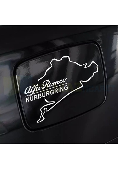 Alfa Romeo Nürburgring Depo Kapağı Oto Sticker Araba Yapıştırma