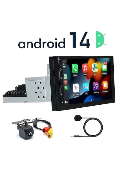 Kl-938 4/64gb Çift Amfi Android İnce Ayarlanabilir Kasa 7inç Oto