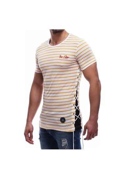 Madmext Yandan Bağcıklı Camel Tişört 2567-camel Camel