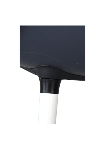 Vilinze Eames Beyaz Ahşap Ayak Plastik Füme Sandalye Eames-beyaz Füme - Beyaz