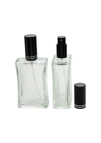 Parfüm Şişesi 100 Ml 5 Adet Içbükey Tekrar Doldurulabilir Metal Valf Ve Kapak Boş Şişe