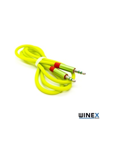 Winex Ax42 Gfuz 3.5Mm Aux Kablo 1M Yeşil