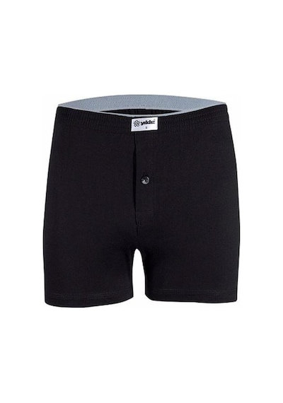 Yıldız 43 Erkek Havlubel Düğmeli Boxer Siyah