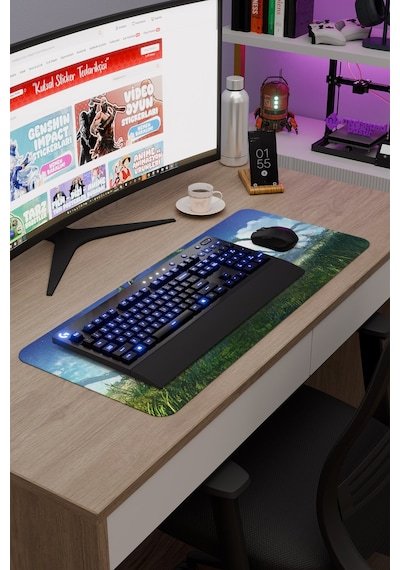 Suzume Anime V5 - 70x30 Xl Gaming Kauçuk Kaymaz Taban Mouse Pad Fare Altlığı