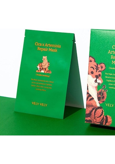 Vely Vely Vely Velycica X Artemisia Repair Mask 1ad Pelin Otu Ve Centella Özü Canlandırıcı Maskesi