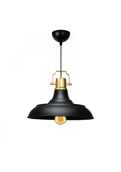 Homing Retro Gold Üst Detaylı Metal Sarkıt Ayd-3631 Siyah - Altın