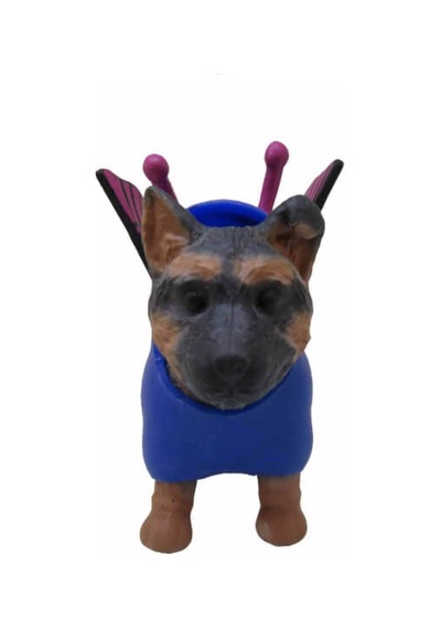 Dress Your Puppy Kostümlü Esneyen Figürler Köpek Kelebek Alman Ku