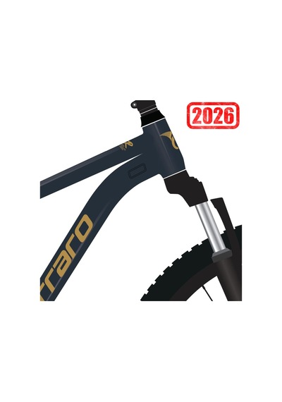 Carraro Crx 724 Dağ Bisikleti Parıltılı Lacivert-bronz 24v S/36cm Siyah