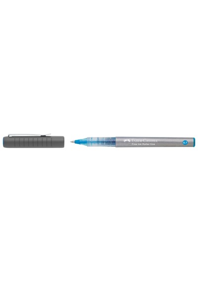 Faber Castell Free Ink Roller 0.7 Mm Gök Mavisi Pilot Kalem