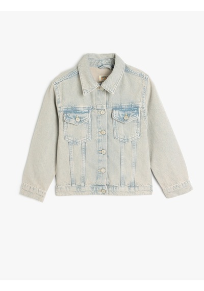 Koton Pamuklu Uzun Kollu Cep Detaylı Denim Ceket Lıght Indıgo 5skg20022ad Açık Mavi Koton Pamuklu Uzun Kollu Cep Detaylı Denim Ceket Lıght Indıgo 5skg20022ad Açık Mavi