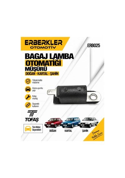 Doğan Kartal Şahin Bagaj Lamba Otomatiği Müşürü - Erb1550