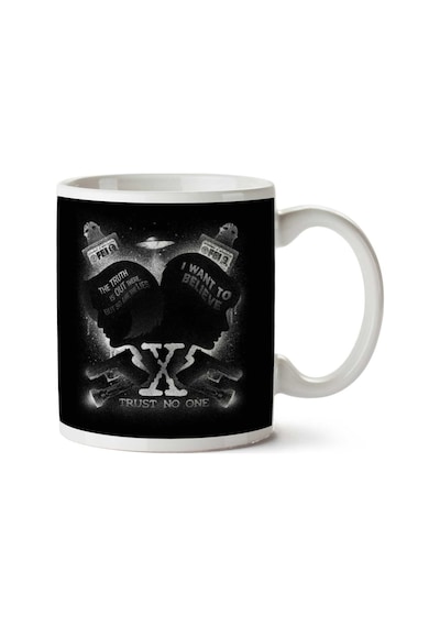 X Files Trust No One İki Tarafı Baskılı Kupa Bardak