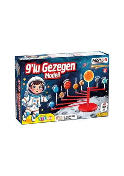 Misyon Gezegenler Modeli Boyamalı 9 Lu Gzg-009