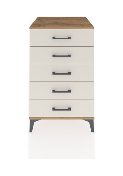 Kronos Komodin 5 Çekmeceli 60x59x96 Çam-aytaşı Çam