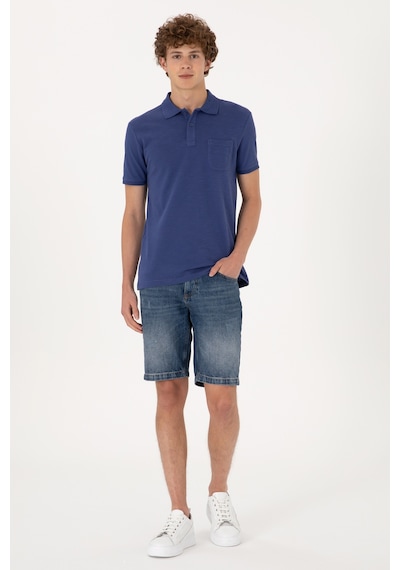 U.S. Polo Assn. Erkek Slim Fit Dökümlü Polo Yaka Açık Lacivert Tişört 50299538-VR059 U.S. Polo Assn. Erkek Slim Fit Dökümlü Polo Yaka Açık Lacivert Tişört 50299538-VR059