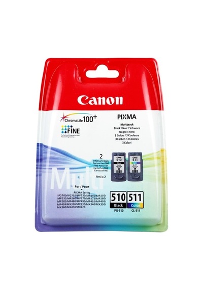 Canon PG-510/CL-511 2970B010 MultiPack Mürekkep Kartuş Set