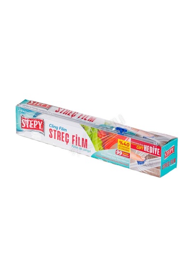 5 Adet Stepy Streç Film 99 Mt %40 Ekonomik