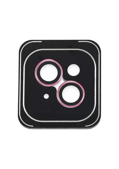 İphone 14 Pvd Metal Kamera Lens - Pembe