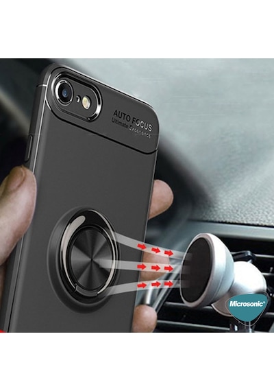 Microsonic Apple Uyumlu iPhone 6S Plus Kılıf Kickstand Ring Holder