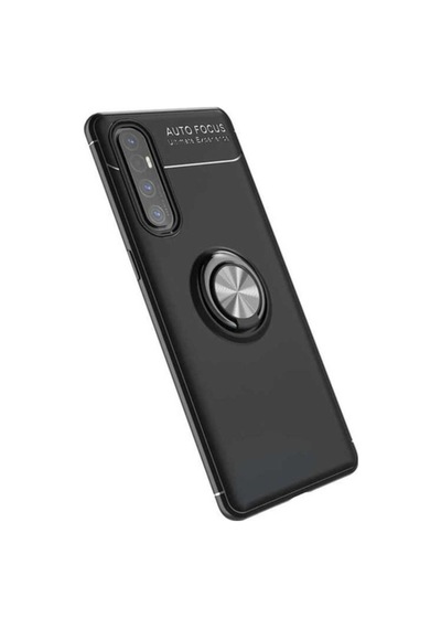 Oppo Reno 3 Pro 5g Kılıf Zore Ravel Silikon Kapak Siyah