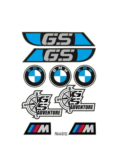 Sticker Seti Gs Bmw Tasarımlı Grenaj Kaplama 02 Nötr