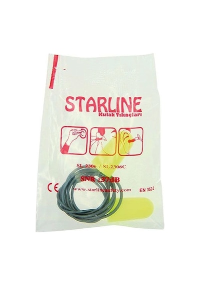 Starline 2306-c İpli Kulak Tıkacı 100lü