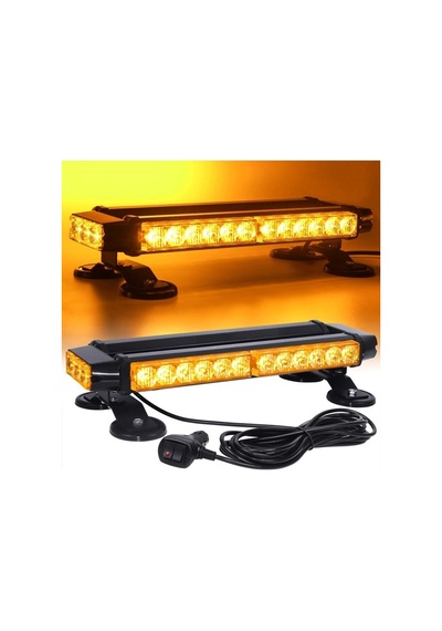 Çakar Lamba Çift Taraflı 30 Led Sarı-sarı / Lapa524