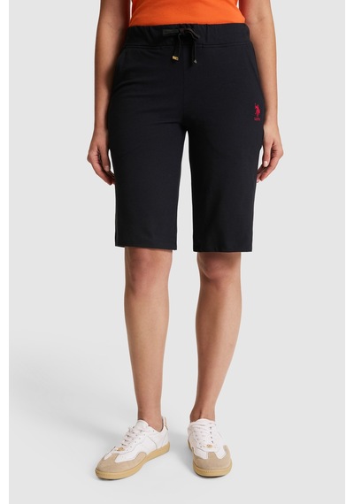U.s. Polo Assn. Kadın Siyah Şort Örme 50321634-vr046