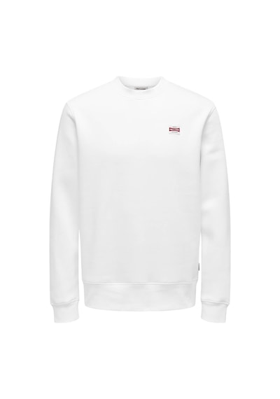 Only & Sons Onsdawson Beyaz Erkek Sweatshirt 22033193 Beyaz