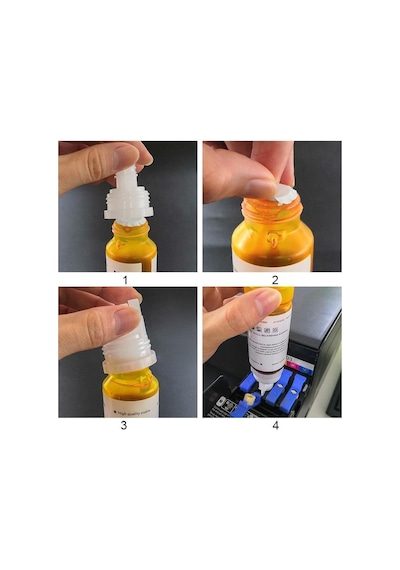 Epson L3252 İçin 103 Mürekkep 500 Ml Siyah + 70 Ml