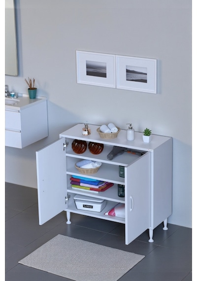 Eliusta Nirat 80 Cm 4 Bölmeli Beyaz Banyo Mutfak Dolabı 3 Raflı Kapaklı Çok Amaçlı Dolap 80x75x32,5 Cm Beyaz Eliusta Nirat 80 Cm 4 Bölmeli Beyaz Banyo Mutfak Dolabı 3 Raflı Kapaklı Çok Amaçlı Dolap 80x75x32,5 Cm Beyaz
