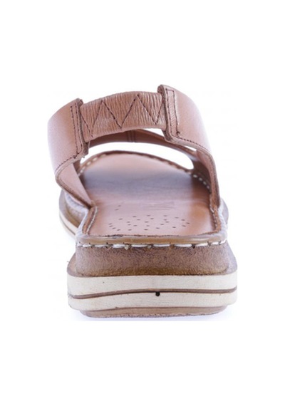 Dgn 016 Kadin Lastik Detayli Sandalet 016-2132-R1755 Taba