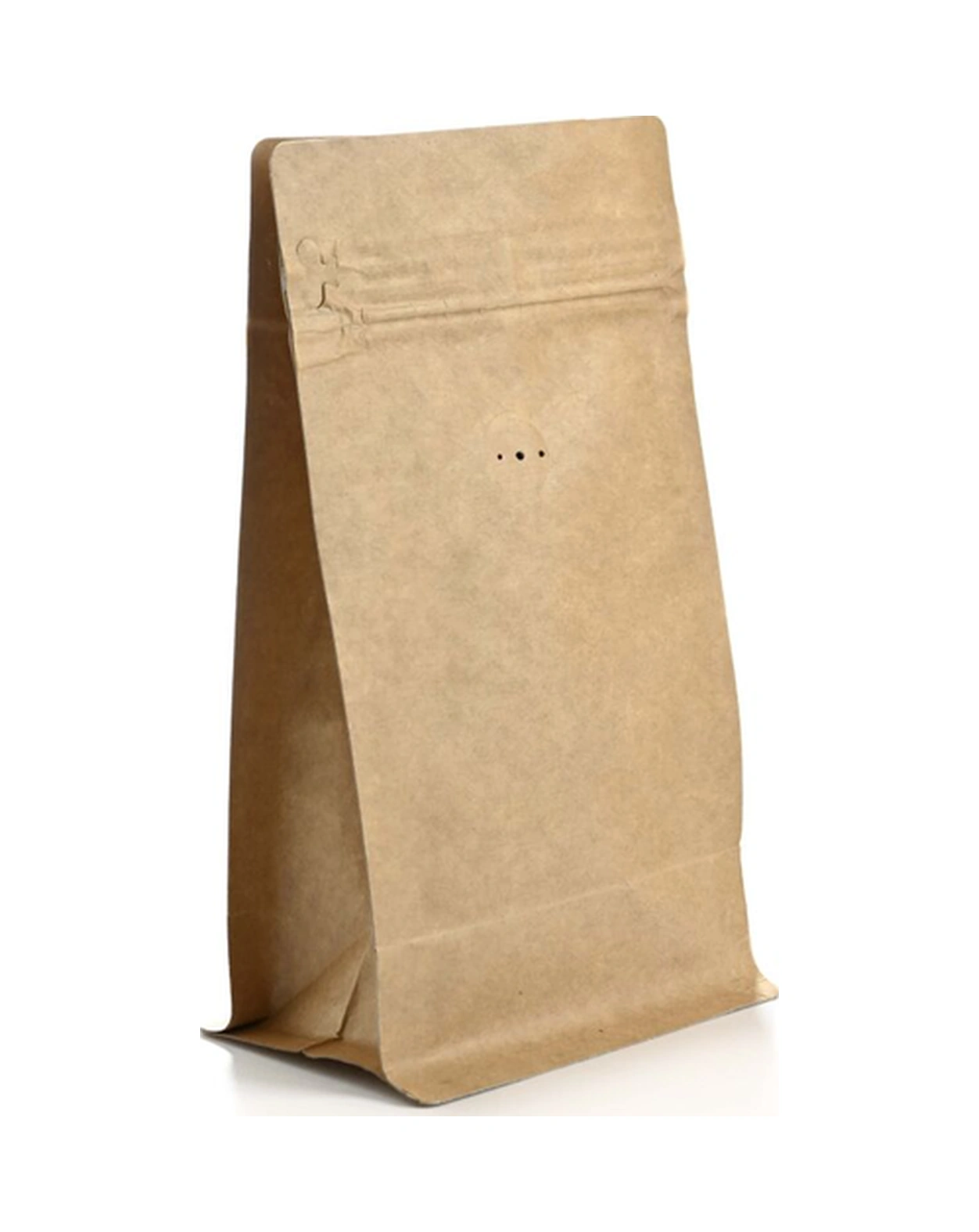 Valfli Flat Bottom Kraft Alüminyum Önden Kilitli Ambalaj 11,5x21,5+4 Cm-250 Gr. 50 Adet