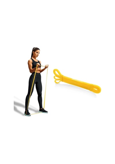 Direnç Bandı, Training Band, Sarı, 3-7 Kg Bx40 Acı Kahverengi