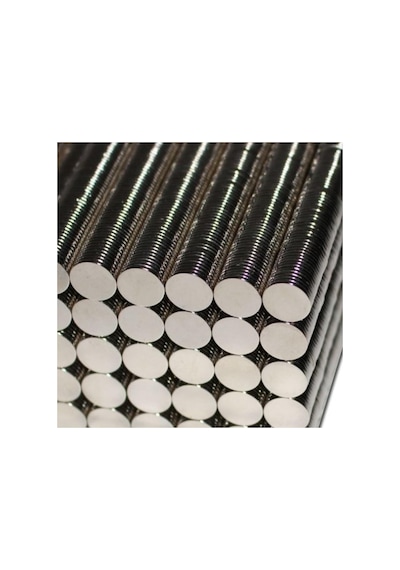 Dünya Magnet Yuvarlak Neodyum Mıknatıs 10 Mm X 1 Mm , Güçlü Magnet, 10 Adet