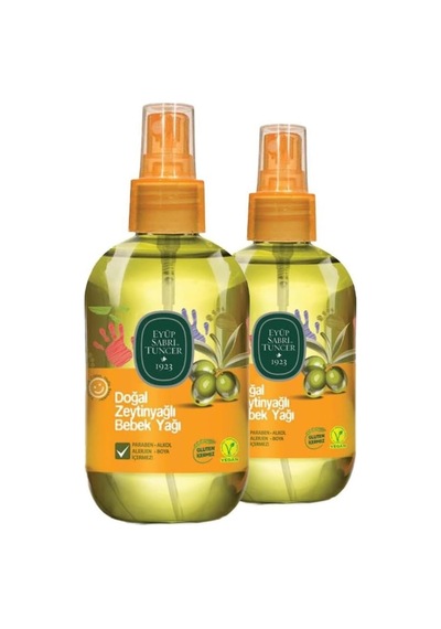 Tr Eyüp Sabri Tuncer Doğal Zeytinyağlı Bebek Yağı, 280 Ml X 2