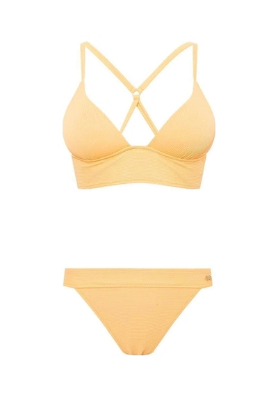 U.S. Polo Assn. Kadın Sarı Bikini Takım Sarı