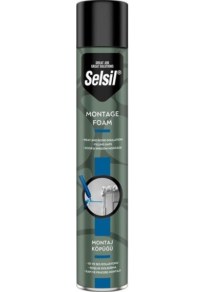 Selsil Poliüretan Montaj Köpüğü 600 Gr