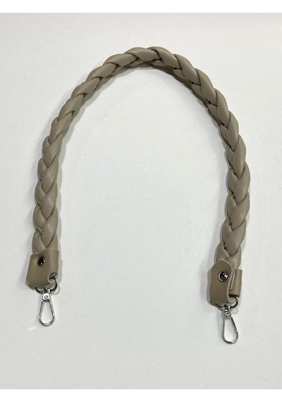 Karantuhafiye Çanta Sapı / Saç Örgü Tekli Çanta Sapı /70 Cm Kapiçino Kapiçino Çok Renkli