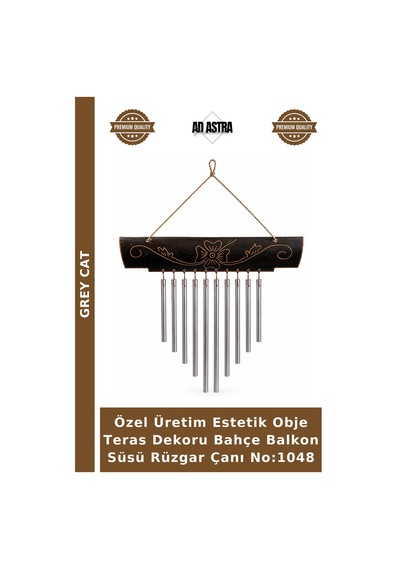 Özel Üretim Estetik Obje Teras Dekoru Bahçe Balkon Süsü Rüzgar Çanı No:1048