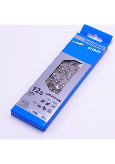 Shimano Xtr Dura Ace Cn M9100 12 Vites Zincir Quıck Link 126 Bakla Gümüş