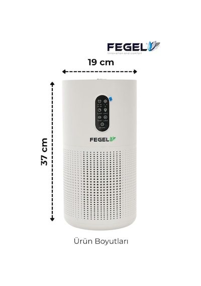 Fegel FG-M03N WiFi H13 HEPA Aromaterapili Çocuk Kilitli Gece Lambalı Hava Temizleyici