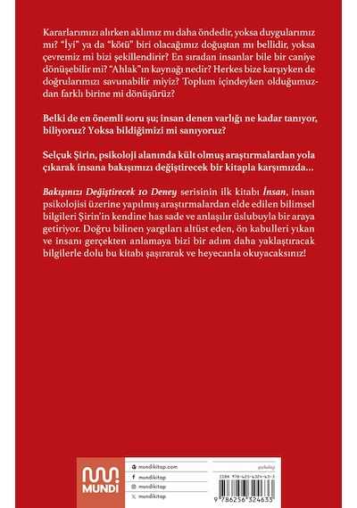 Bakışınızı Değiştirecek 10 Deney - Prof. Dr. Selçuk Şirin