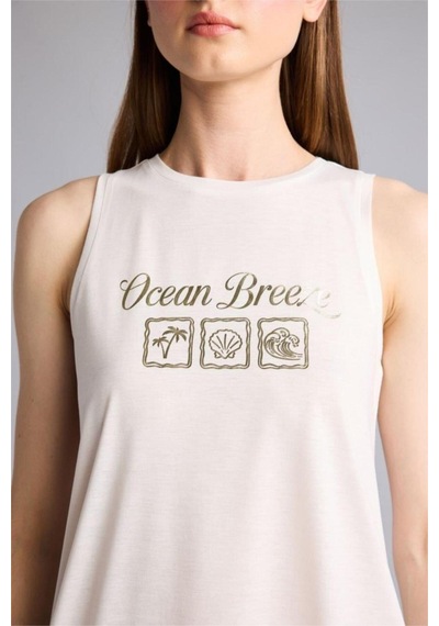 Defacto Relax Fıt Slogan Baskılı Bisiklet Yaka Atlet H9232ax26smwt34 Beyaz-wt34