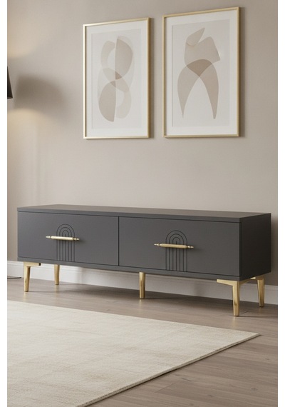 Tsa1215a İda Tv Sehpası Antrasit 120cm Tsa1215a İda Tv Sehpası Antrasit 120cm